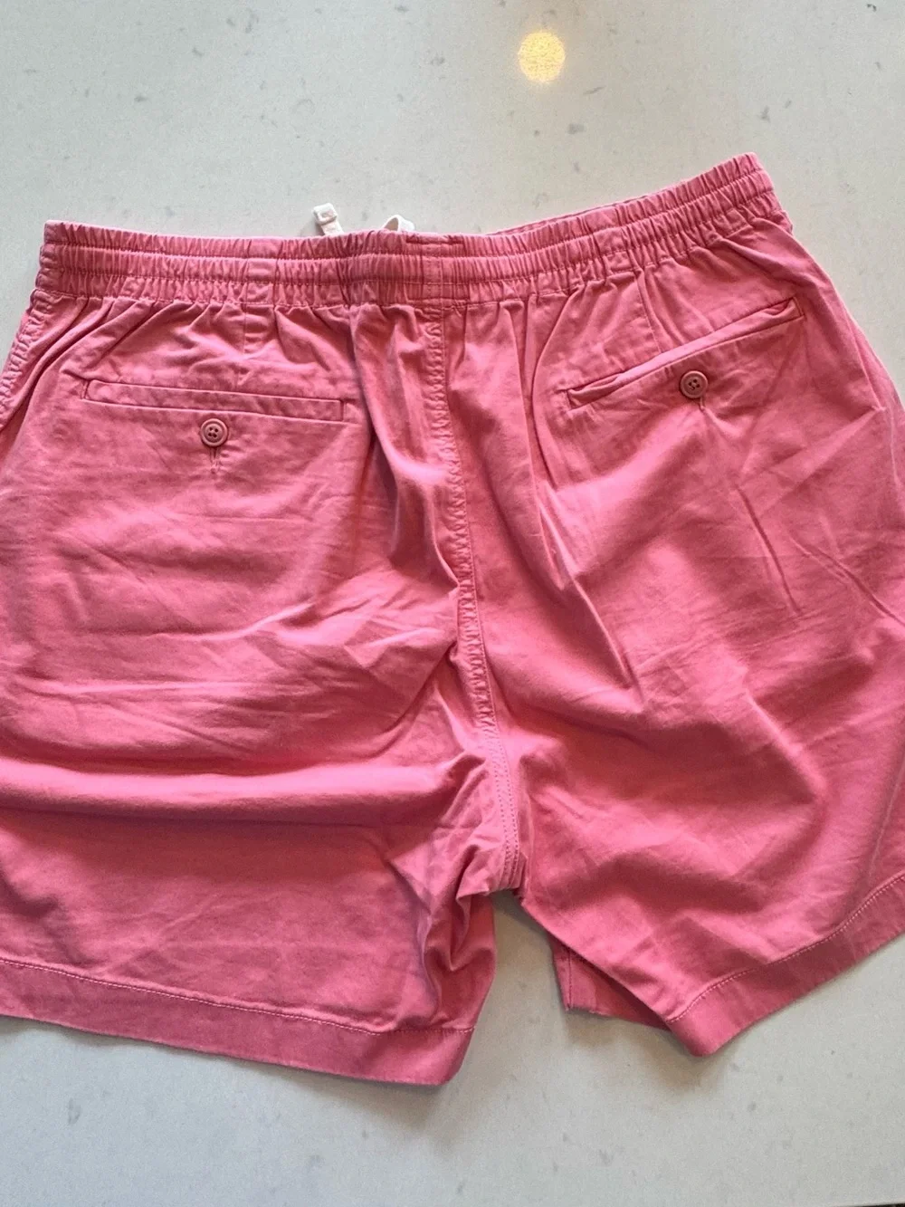 J. Crew Faded Red Drawstring Cotton Shorts